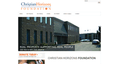 Desktop Screenshot of christianhorizonsfoundation.org